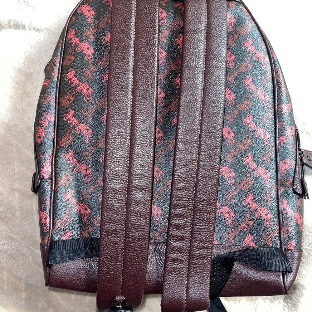 Never used Coach leather backpack